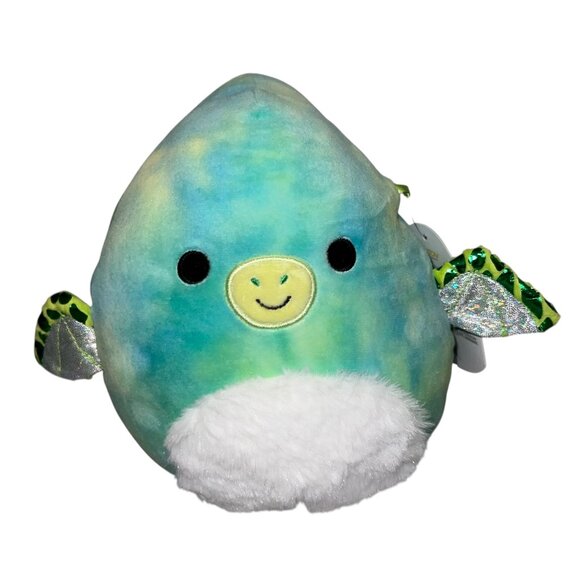 Fletcher the Pterosaur Squishmallow – Tie-Dye Dino with Sparkle Wings 8” NWT - Picture 1 of 1